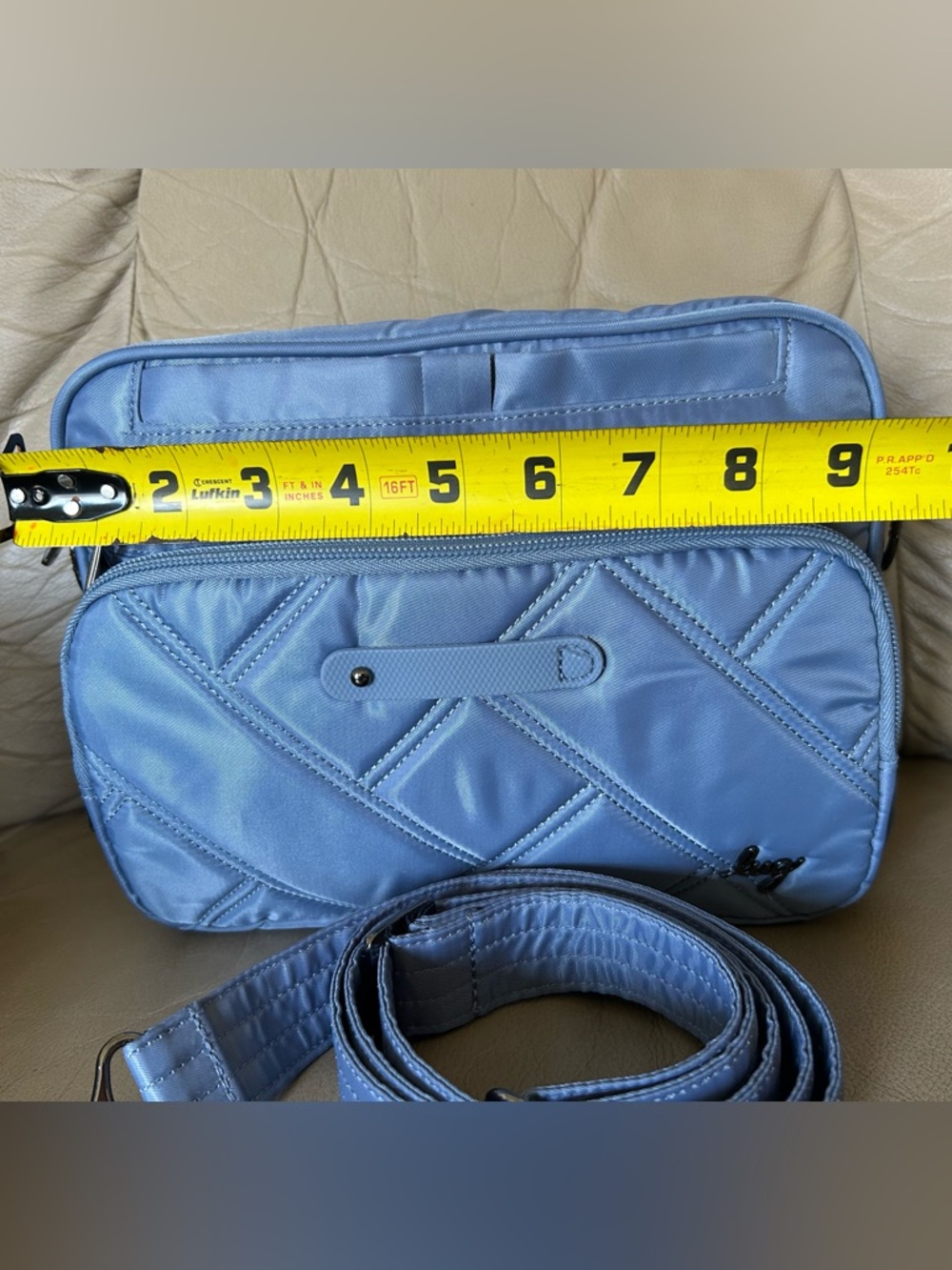 Lug Carousel XL 2 Crossbody Bag Purse Blue Moon EUC - Picture 12 of 14